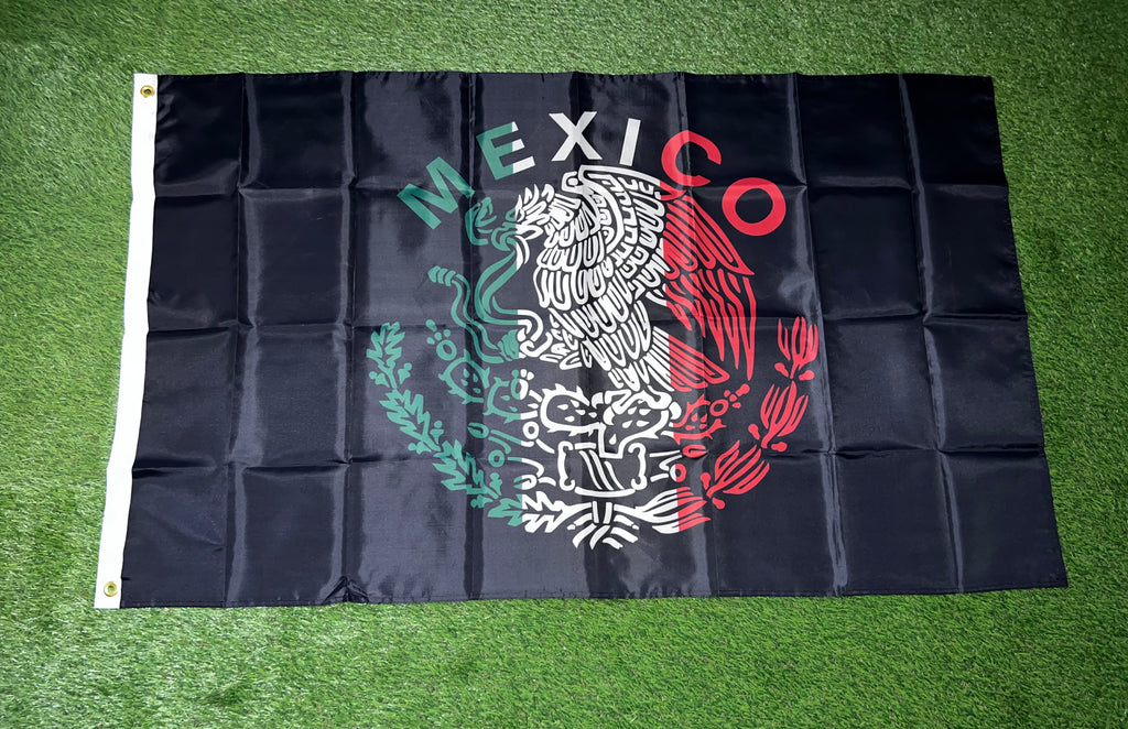 Mexico flag style #5 size 5'x3'