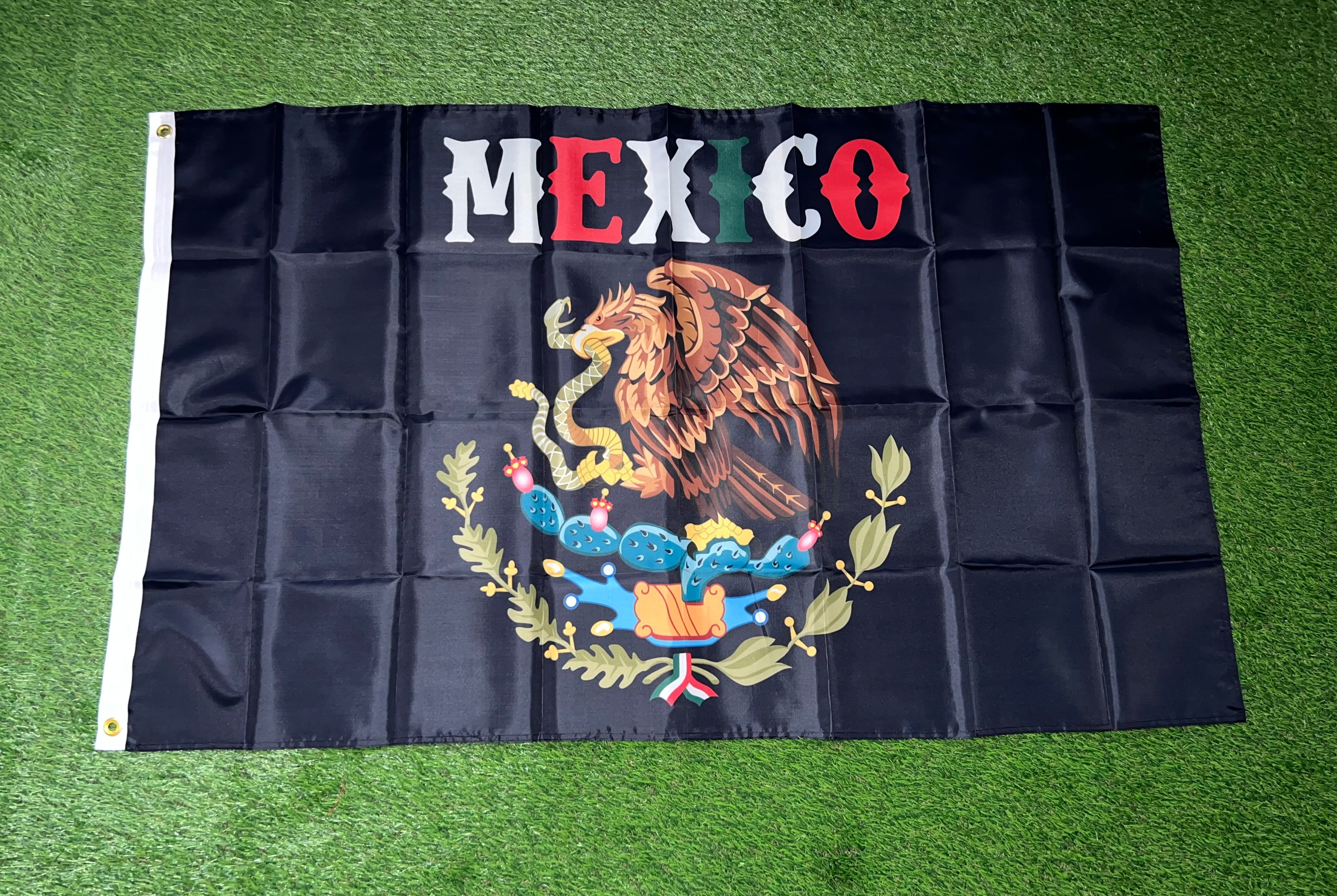 Mexico flag style #6 size 5'x3'