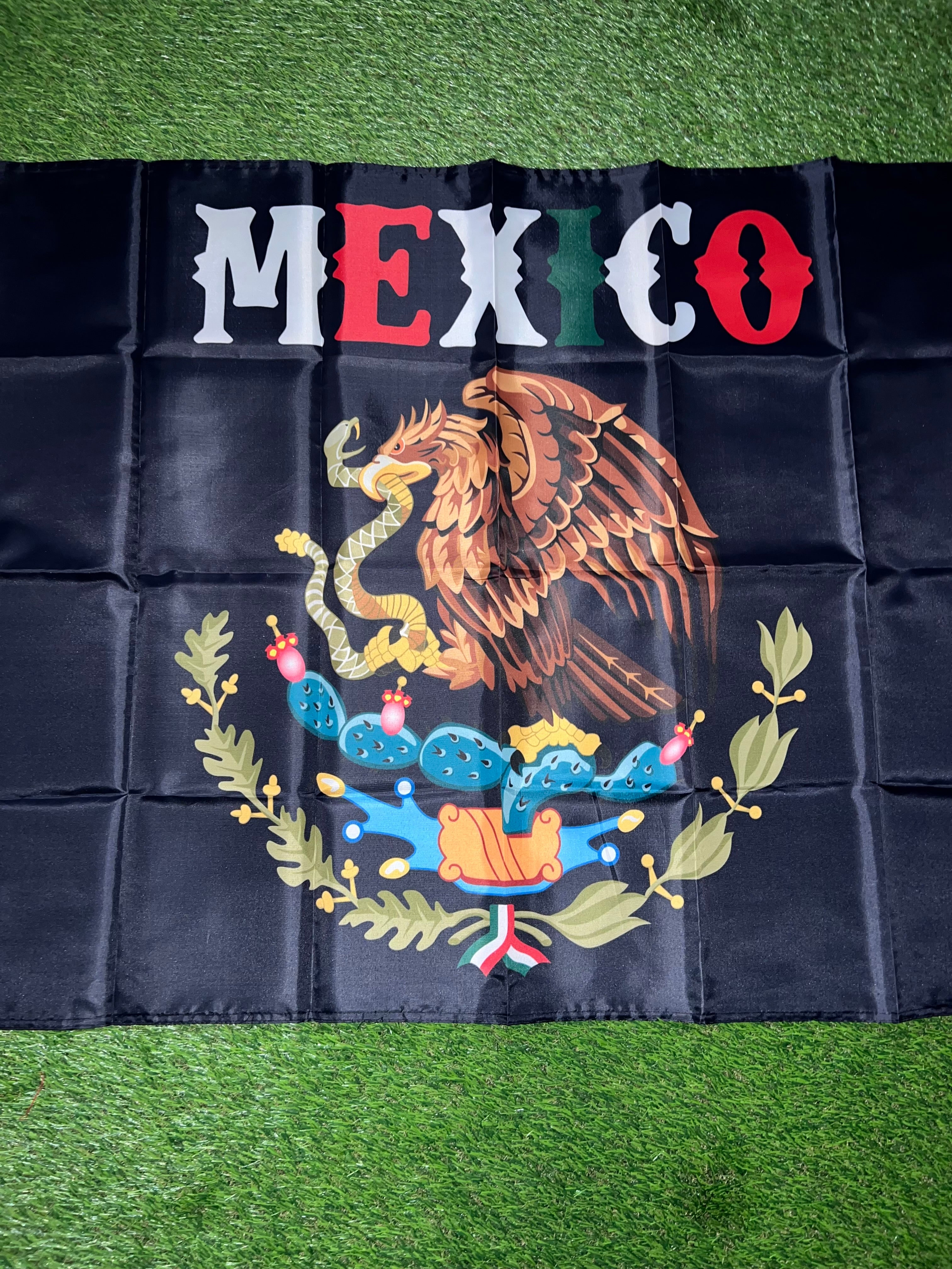 Mexico flag style #6 size 5'x3'